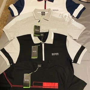 Brand new shirts , selling them all at once , very nice polos .